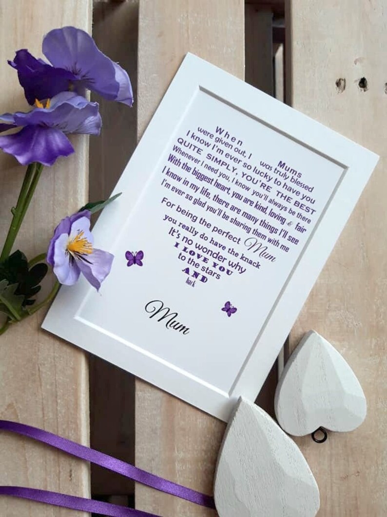 Christmas Gifts for Mum Personalised gift for Mum Mothers  Etsy