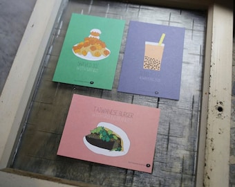 Postcard - Taiwanese Foods