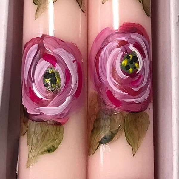 Hand Painted Roses - Etsy