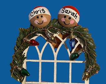 Personalized family window ornament