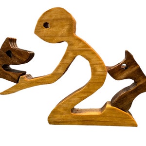 Male or female with 2 dogs