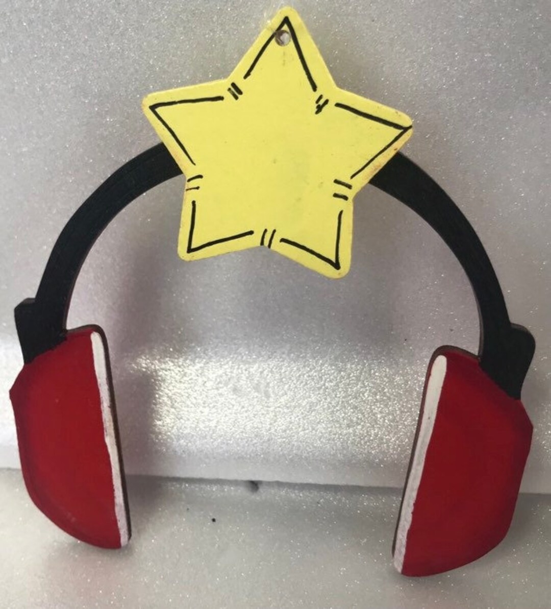 Personalized Hand Painted Headphone Ornament Etsy