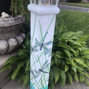 Custom Design Solar Lit Peace Poles