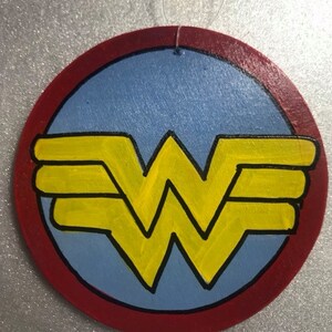 personalized girl super hero Ornament