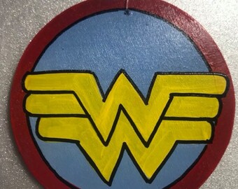 personalized girl super hero Ornament