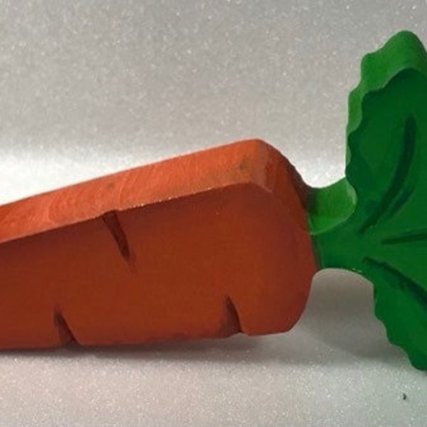 Hand painted Carrot Shelf Sitter