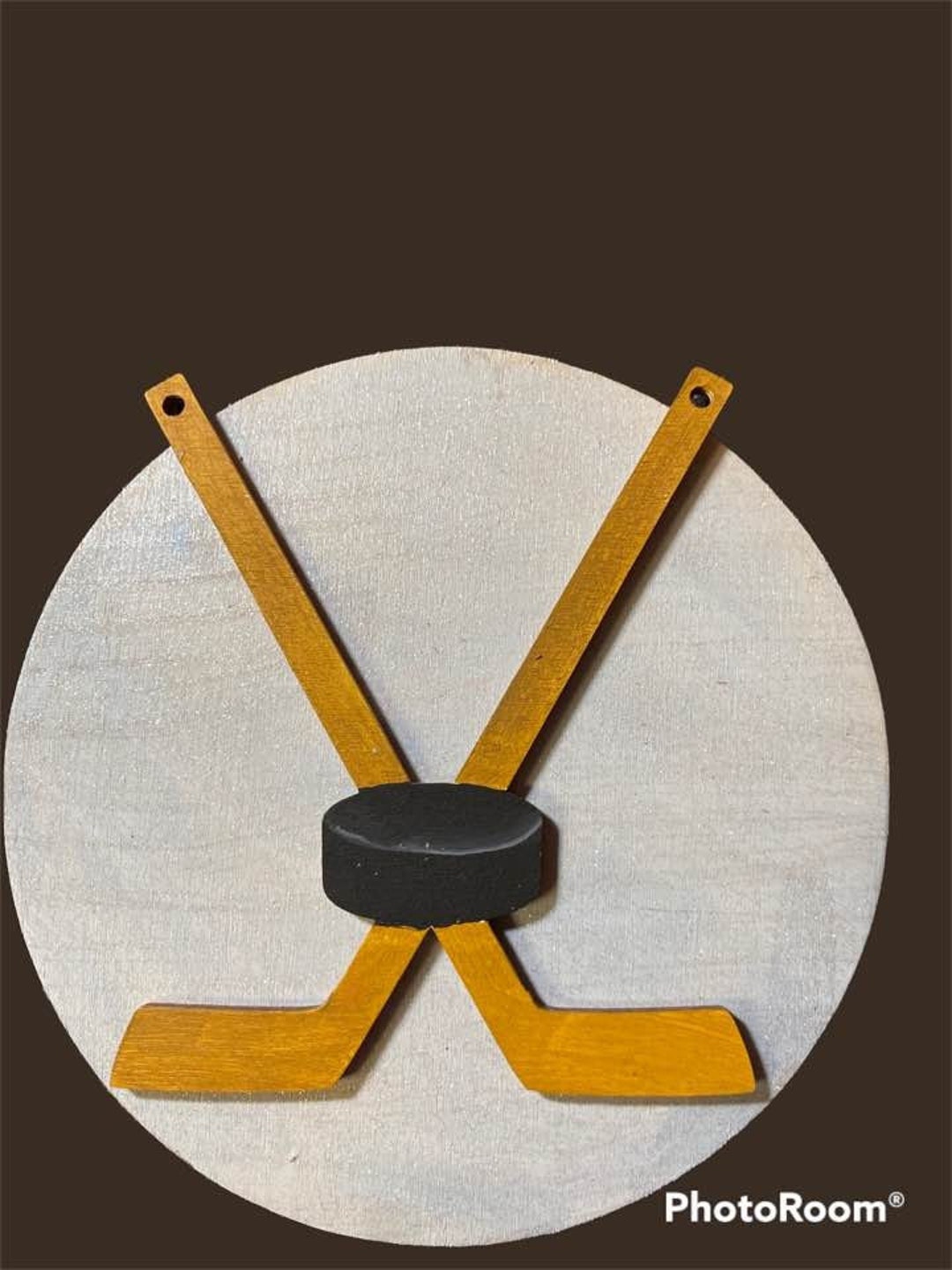 Personalized Hand Painted Hockey Ornament Etsy