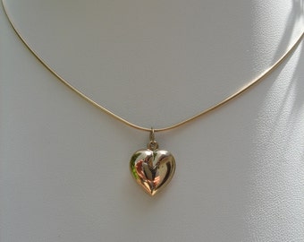 Necklace Heart Pendant Gold 14K Gold Filled
