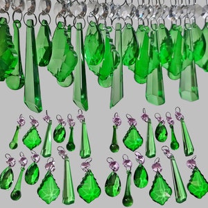 Seear Lights 24-Pack Rainbow Chandelier Crystal Prisms – Cut Glass Beads For Sun Catchers & Wedding Decor – Multi-Color