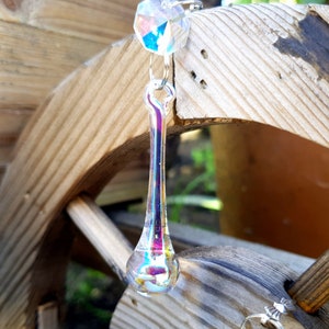 Aurora Borealis Chandelier Water Drops Glass AB Crystals Droplets 2&quot; Orb Beads Christmas Tree Wedding Decoration Light Lamp Prism Chic Parts