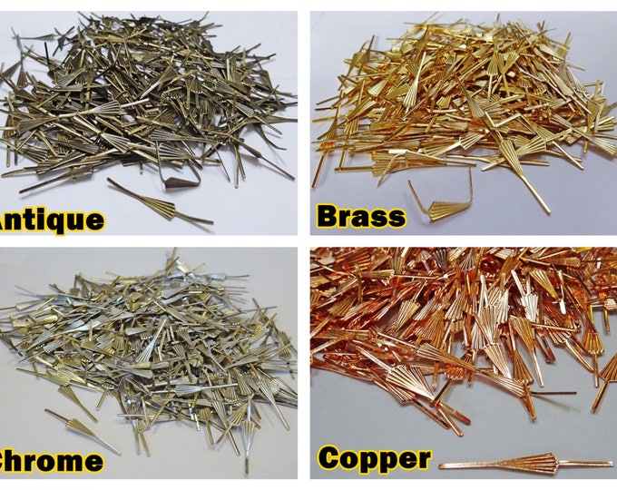 Seearlights 250 Arrow Clasps Art Deco Fan Metal Chandelier Light Links Make Chains Crystals Drops Lamp Parts