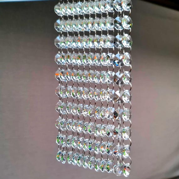 River of Goods 24.25 in. Turquoise Indoor Table Lamp with Gloria's Crystal Beaded Shade and Mosaic Base 15296S - The Home Depot