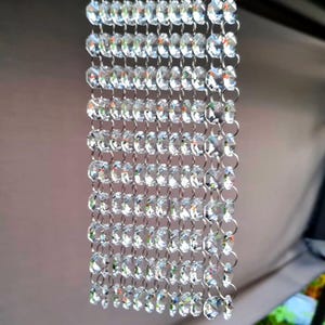 3" Aqua Marine Chandelier Drops Glass Crystals Droplets Icicle Beads Christmas Tree Vintage Wedding Decoration Crafts Lamp Spare Light Parts image 19
