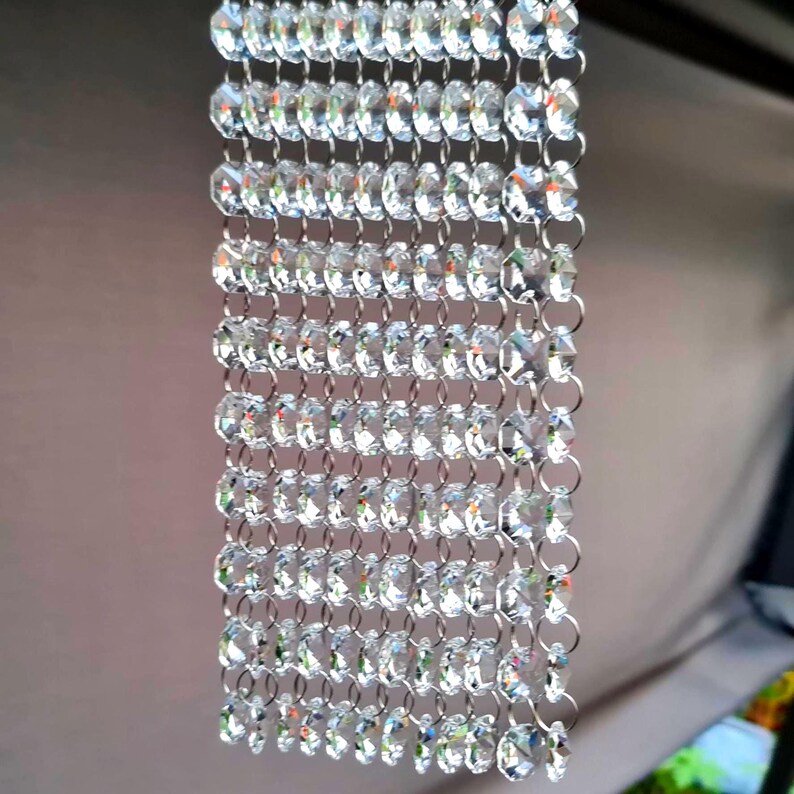 3" Aqua Marine Chandelier Drops Glass Crystals Droplets Icicle Beads Christmas Tree Vintage Wedding Decoration Crafts Lamp Spare Light Parts image 19