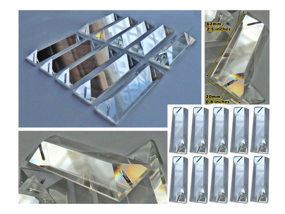Lot De 20 Pampilles Cristal En Forme De Larme - Longueur 8,6 Cm - Verre Transparent Avec Texture - Pour Lustres, Décorations, Mariage, Noël