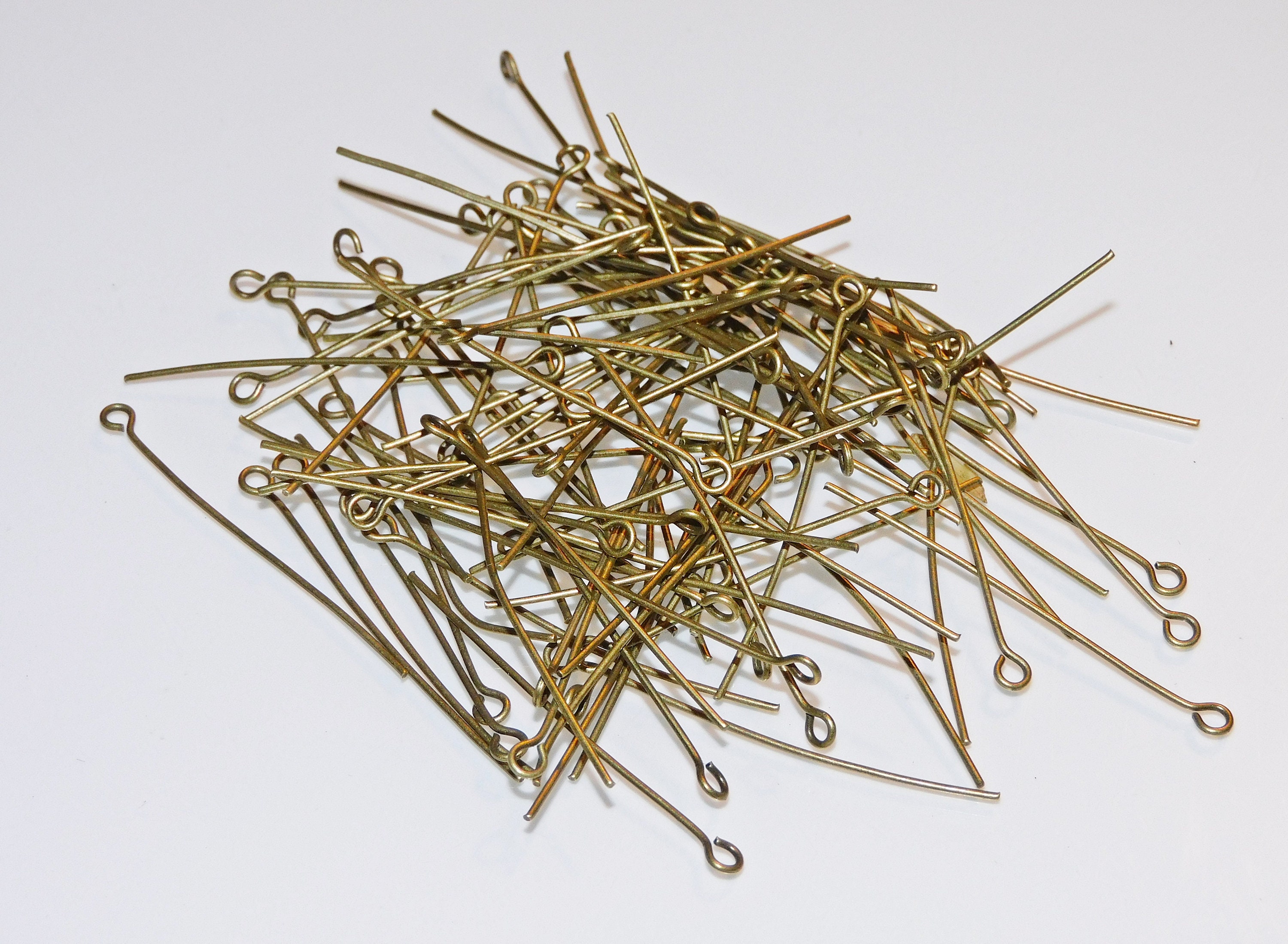 Brass Open Eye Pins (100/pack) – ChandelierParts