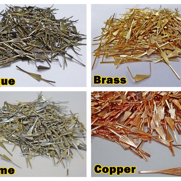 250 Arrow Clasps Art Deco Fan Metal Chandelier Light Links Make Chains Crystals Drops Lamp Parts Components Restoration Chrome Brass Copper