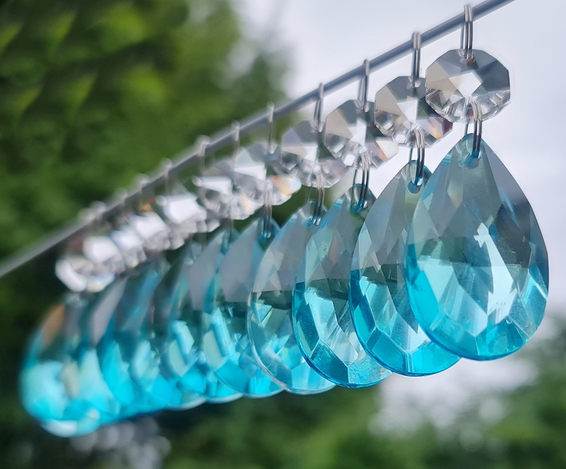 Teal chandelier cheap