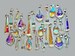25 Aurora Borealis AB Chandelier Drops Glass Crystals Droplets Beads Christmas Tree Wedding Garden Patio Decoration Crafts Light Lamp Parts 