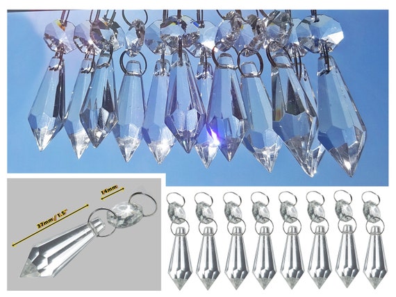 Chandelier Drops Lamp Light Parts Cut Glass Antique Retro Uk Chandelier Drops Lamp Light Parts Cut, Replacement Chandelier Crystals Uk