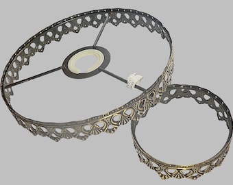 Two Tier Chandelier Lampshade Frame Skeleton For Making Unique Waterfall Light Easy Fit Shade Pendant Light Make Your Own Chic Ceiling Lamp