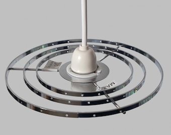 Chandelier Lampshade Frame For Making Unique Hanging Compact 7.5" Waterfall Light Easy Fit Shade Pendant Make Your Own Chic Ceiling Lamp