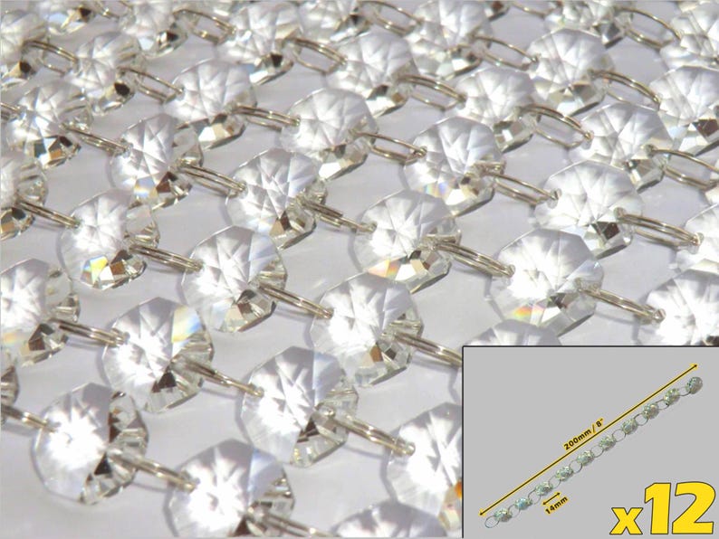 3" Aqua Marine Chandelier Drops Glass Crystals Droplets Icicle Beads Christmas Tree Vintage Wedding Decoration Crafts Lamp Spare Light Parts 12 8" Clear Strands