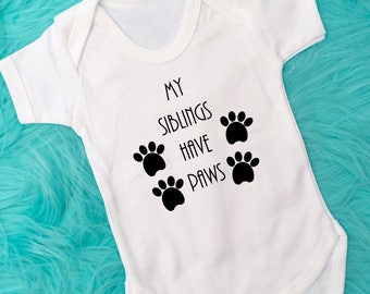 fun baby vest cat