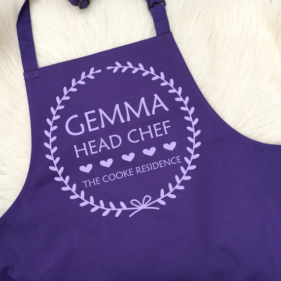 PERSONALISED BEST CHEF IN NORTHALLERTON APRON XMAS BIRTHDAY GIFT