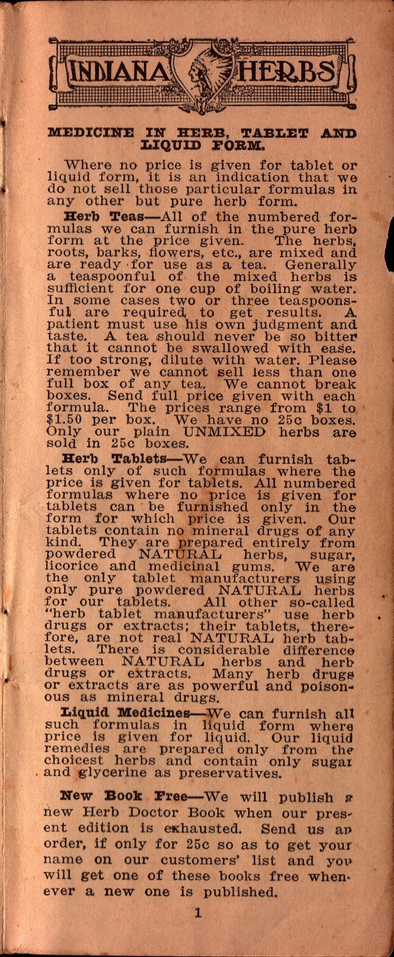 The Herb Doctor & Medicine Man A Collection of Medicinal Etsy