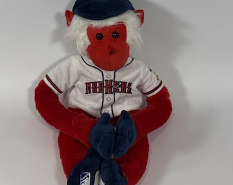 Toledo Mud Hens Rally Monkey Minor League Baseball pluche knuffeldier 17" 2000