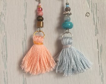 Beaded Tassel Earrings