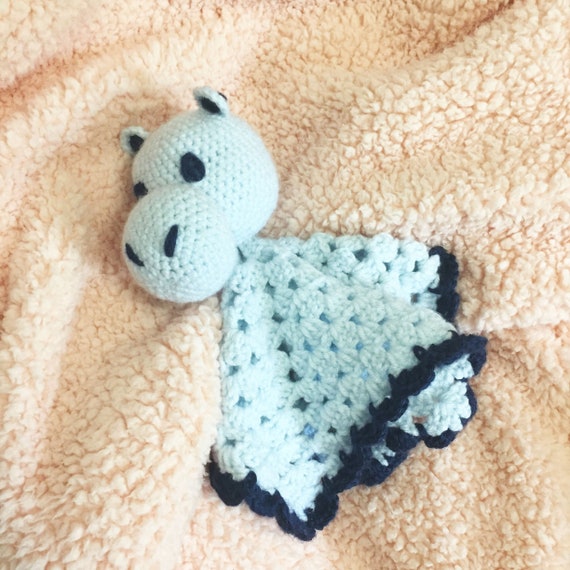 Hippo Lovey Stuffed Animal And Blanket Etsy Hippo lovey stuffed animal and blanket etsy