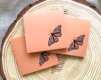 Monarch Butterfly Sticky Notes