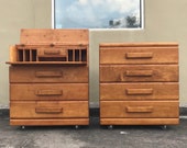 Mid Century Modern - Art Deco Secretary desk dresser by Conant Ball (shipping not free-please read details)