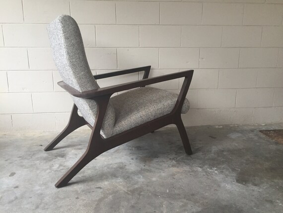 Mid Century Modern Contour Lounge Chair Attributed To Etsy