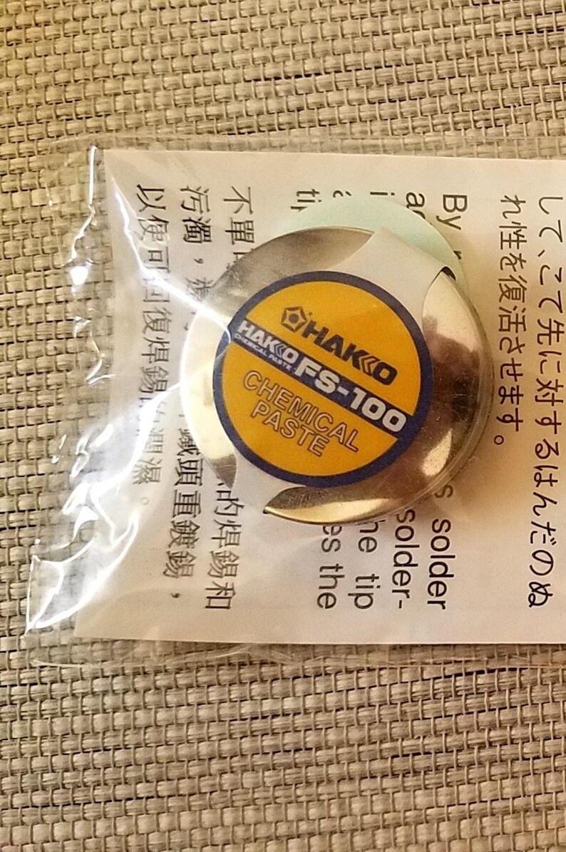 Hakko FS100-01 P/âte de nettoyage 10 g pour FT-700