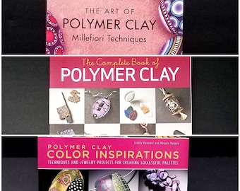 Polymer Clay Books Choice, Millefiori Techniques Donna Kato, Complete Book of Polymer Clay Color Inspirations, Craft & Project Books, Hobby