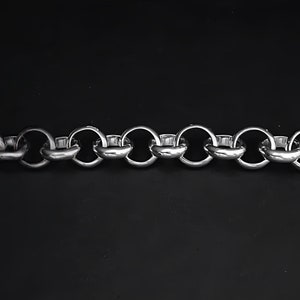 silver link bracelet