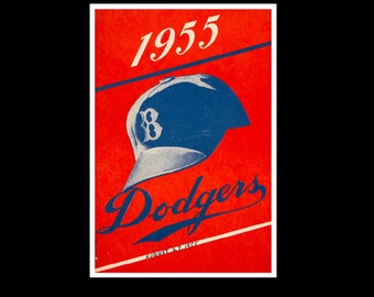 Brooklyn Dodgers 1955 Poster