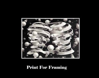 MC Escher Bond of Union Poster Print