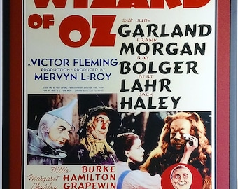 Wizard of Oz Poster Framed 30x36