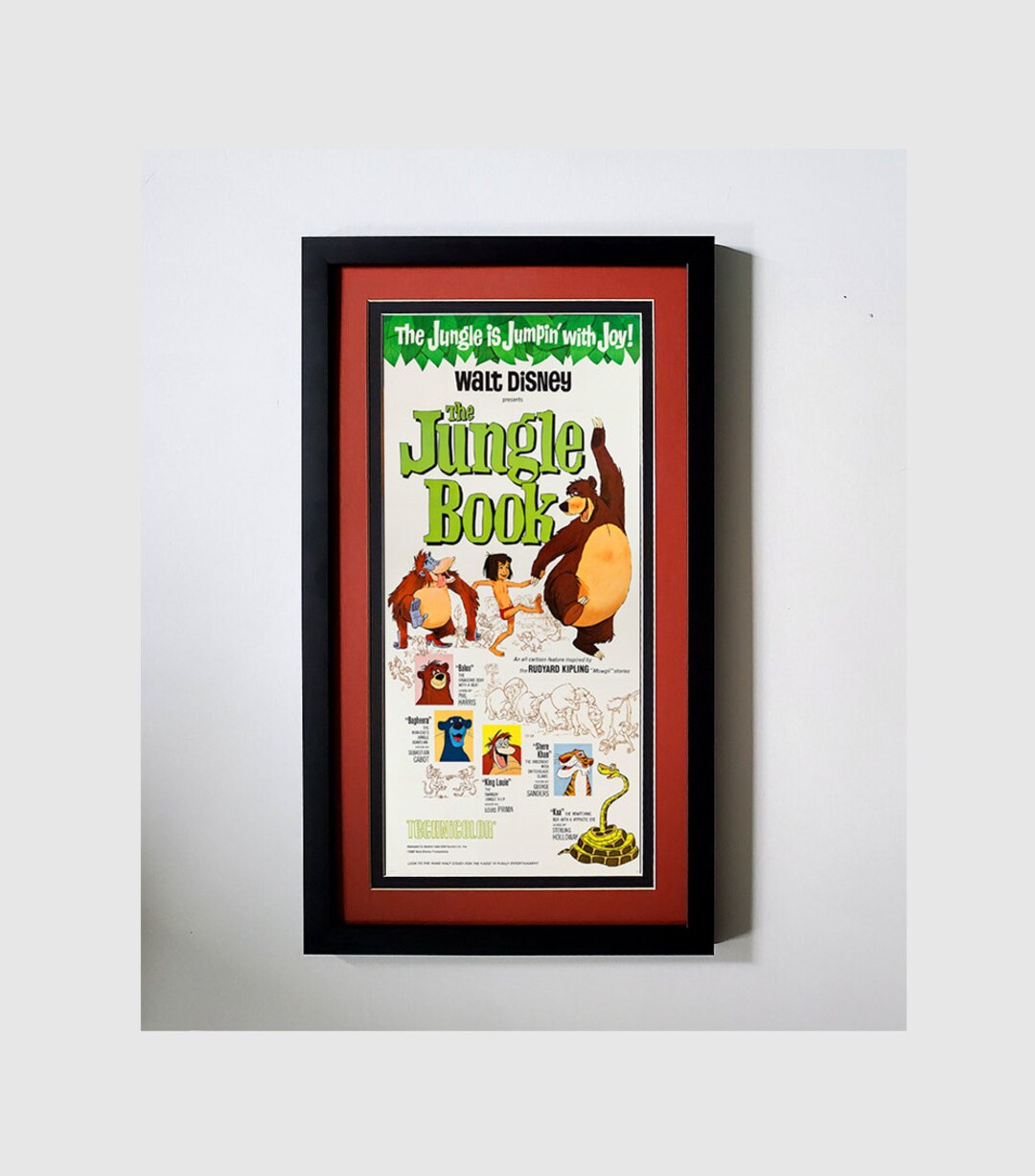 The Jungle Book 1967 Movie Poster - Etsy