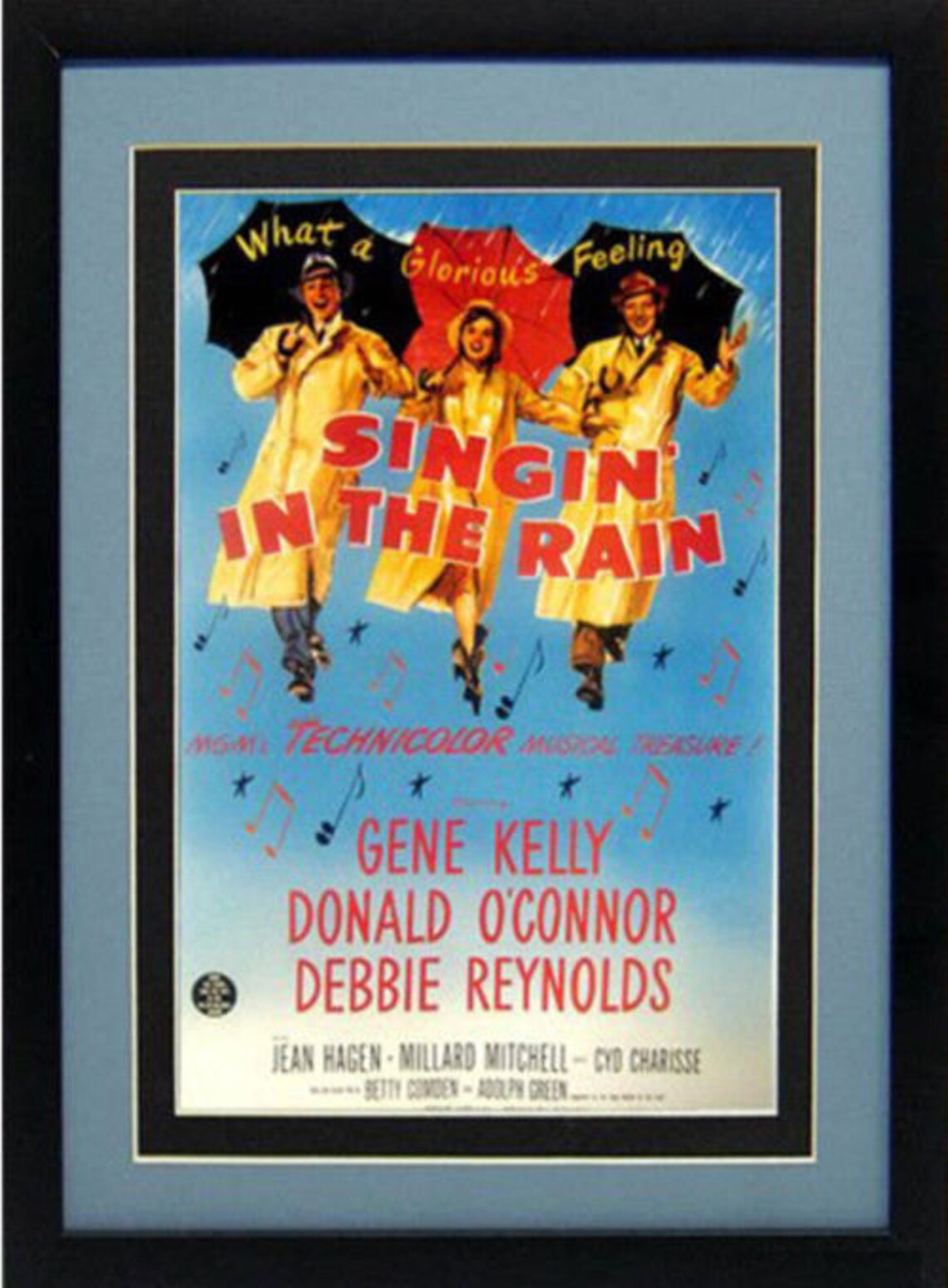 Singing in the Rain Movie Poster Framed Etsy