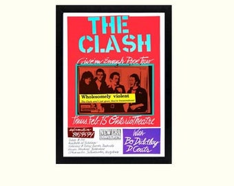 The Clash Poster A+ Quality Framed