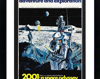 2001 Space Odyssey Framed Movie Poster Print 15x20