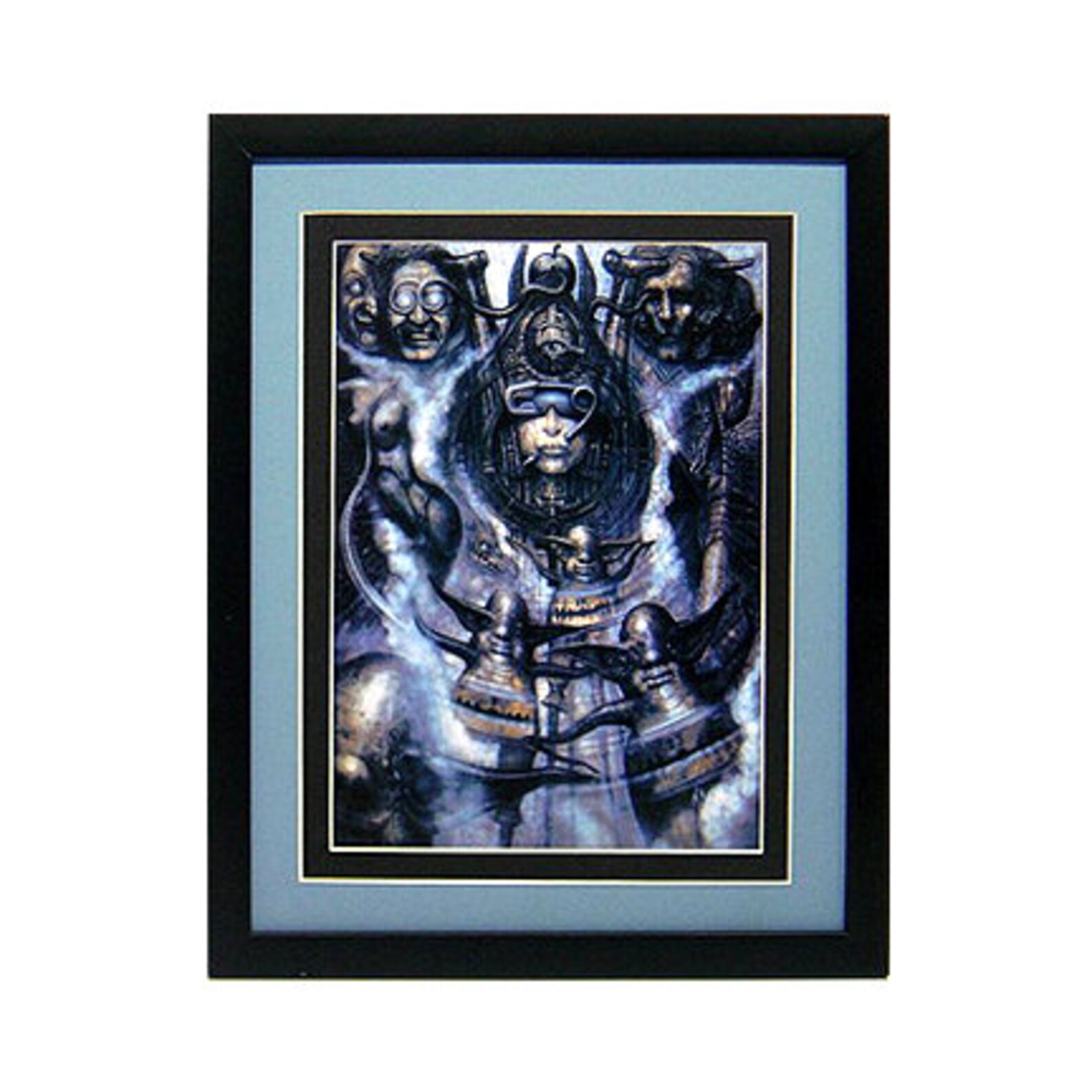 H.R. Giger Illuminatus Framed Poster Print Custom Framed Many Etsy