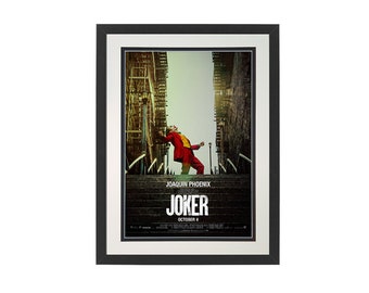 Joker Movie Poster Framed Highest Quality