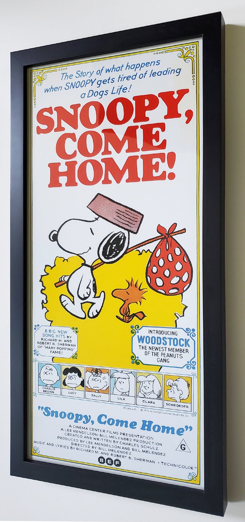 Snoopy Come Home Framed Poster - Etsy