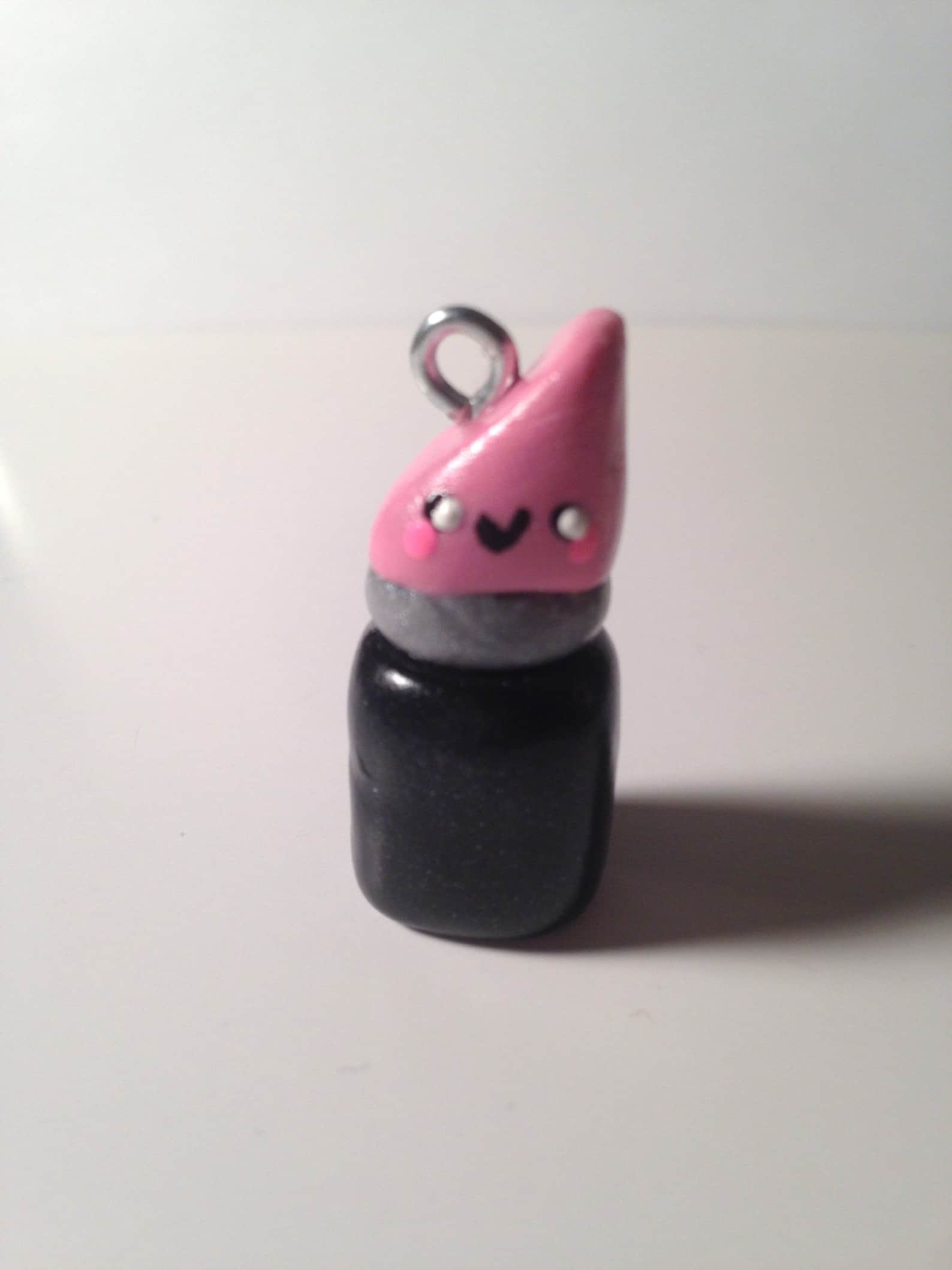 Polymer Clay Kawaii Lipstick Charm Clay Lipsticks Clay Pendant Makeup